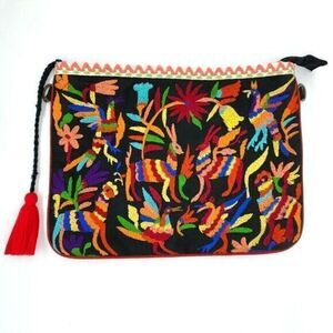Steve Madden Embroidered Animals Clutch